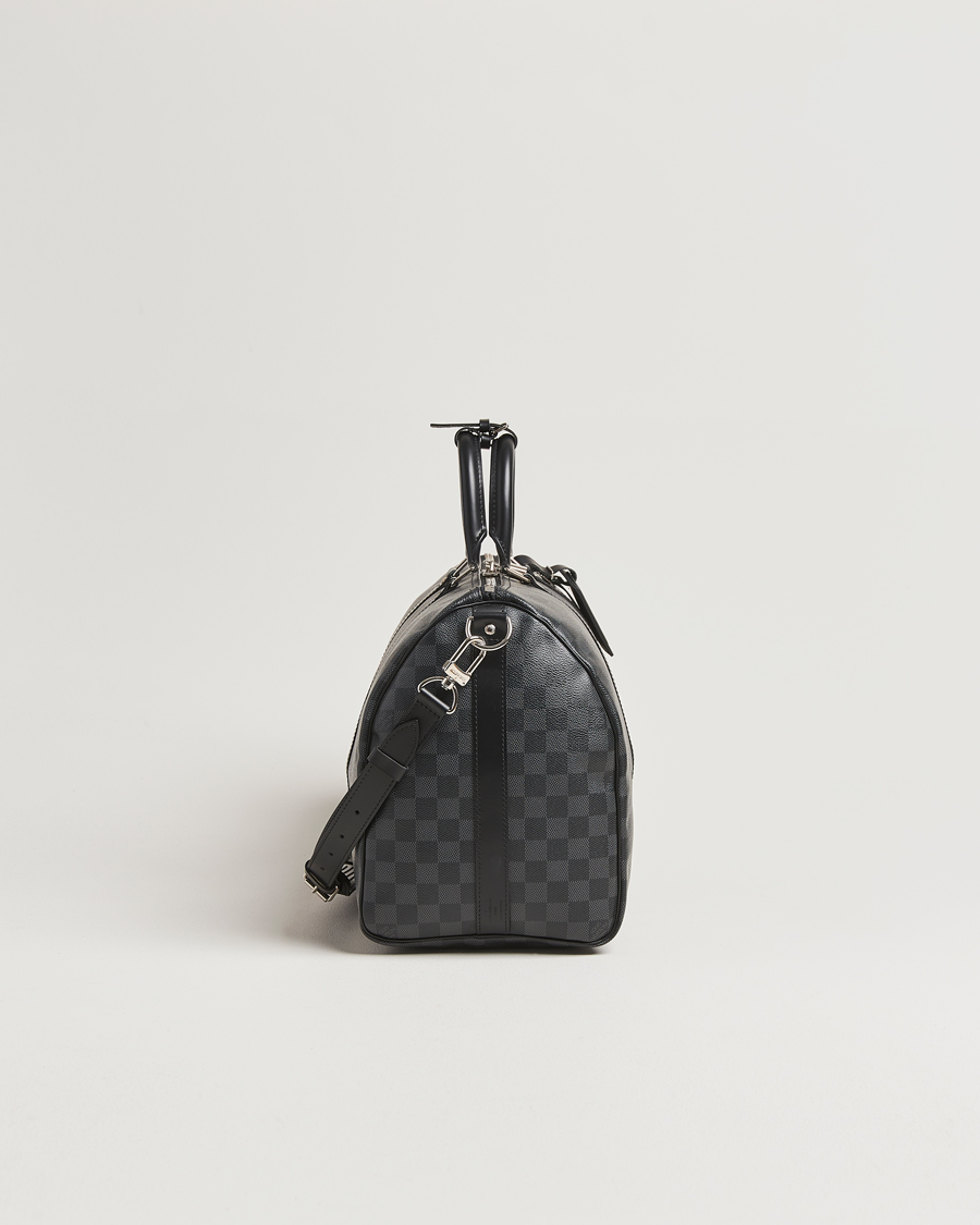 Uomini | Louis Vuitton Pre-Owned Keepall Bandoulière 45 Damier Graphite | Louis Vuitton Pre-Owned | Keepall Bandoulière 45 Damier Graphite