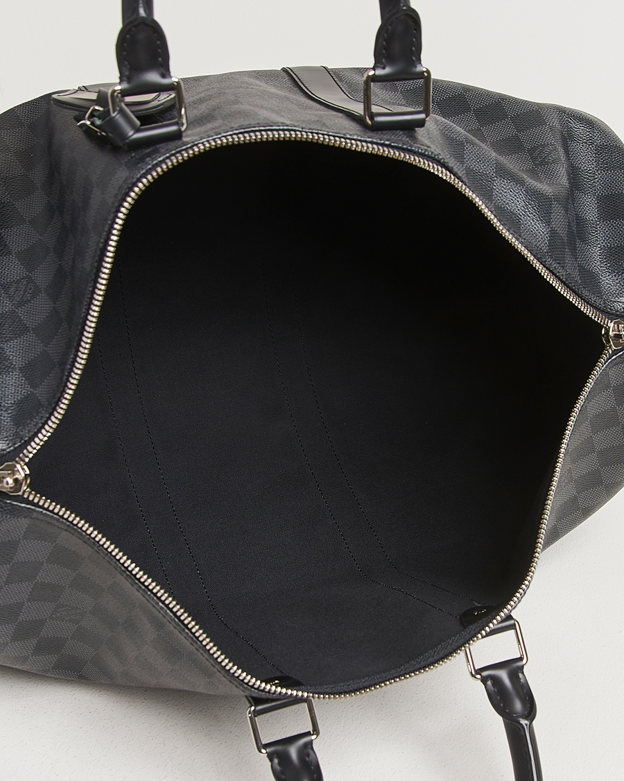 Uomini | Louis Vuitton Pre-Owned Keepall Bandoulière 45 Damier Graphite | Louis Vuitton Pre-Owned | Keepall Bandoulière 45 Damier Graphite
