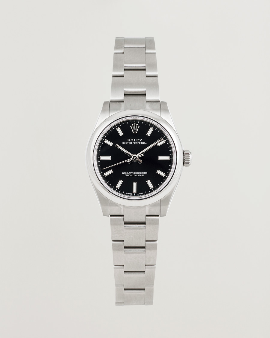 Uomini | Rolex Pre-Owned Oyster Perpetual 31 Black | Rolex Pre-Owned | Oyster Perpetual 31 Black