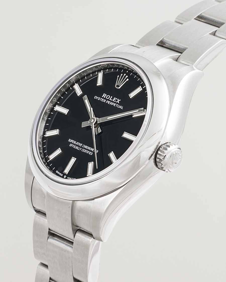Uomini | Rolex Pre-Owned Oyster Perpetual 31 Black | Rolex Pre-Owned | Oyster Perpetual 31 Black