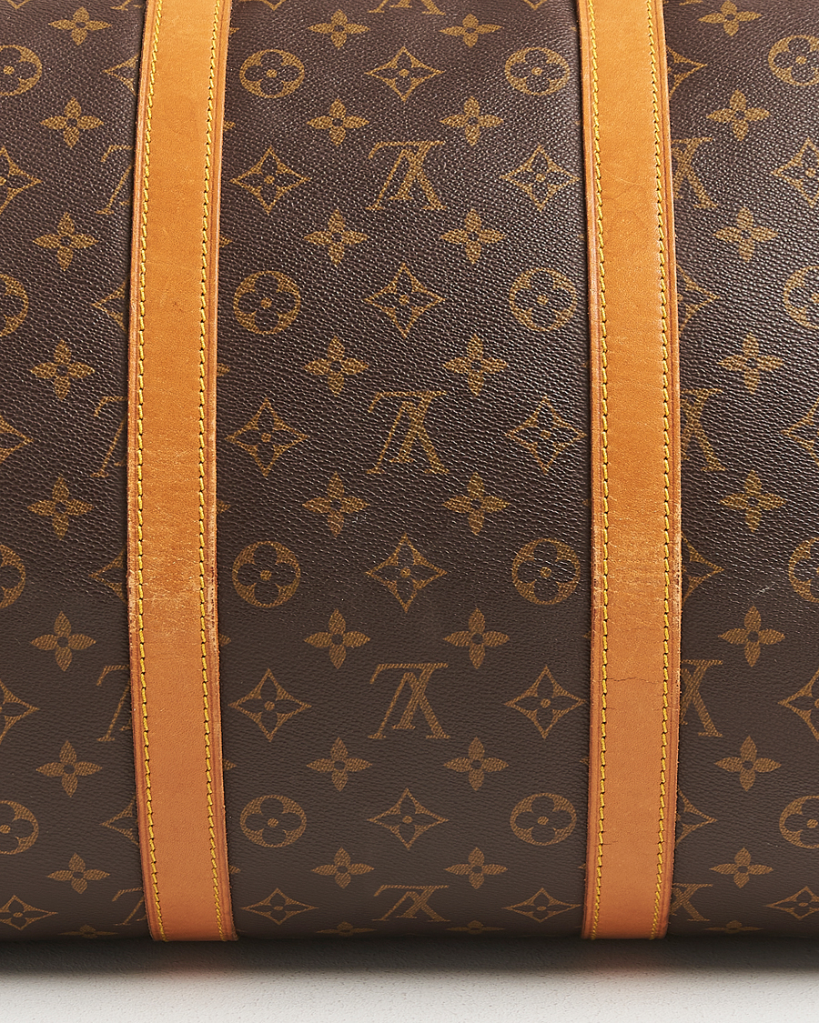 Uomini | Louis Vuitton Pre-Owned Keepall Bandoulière 55 Monogram | Louis Vuitton Pre-Owned | Keepall Bandoulière 55 Monogram