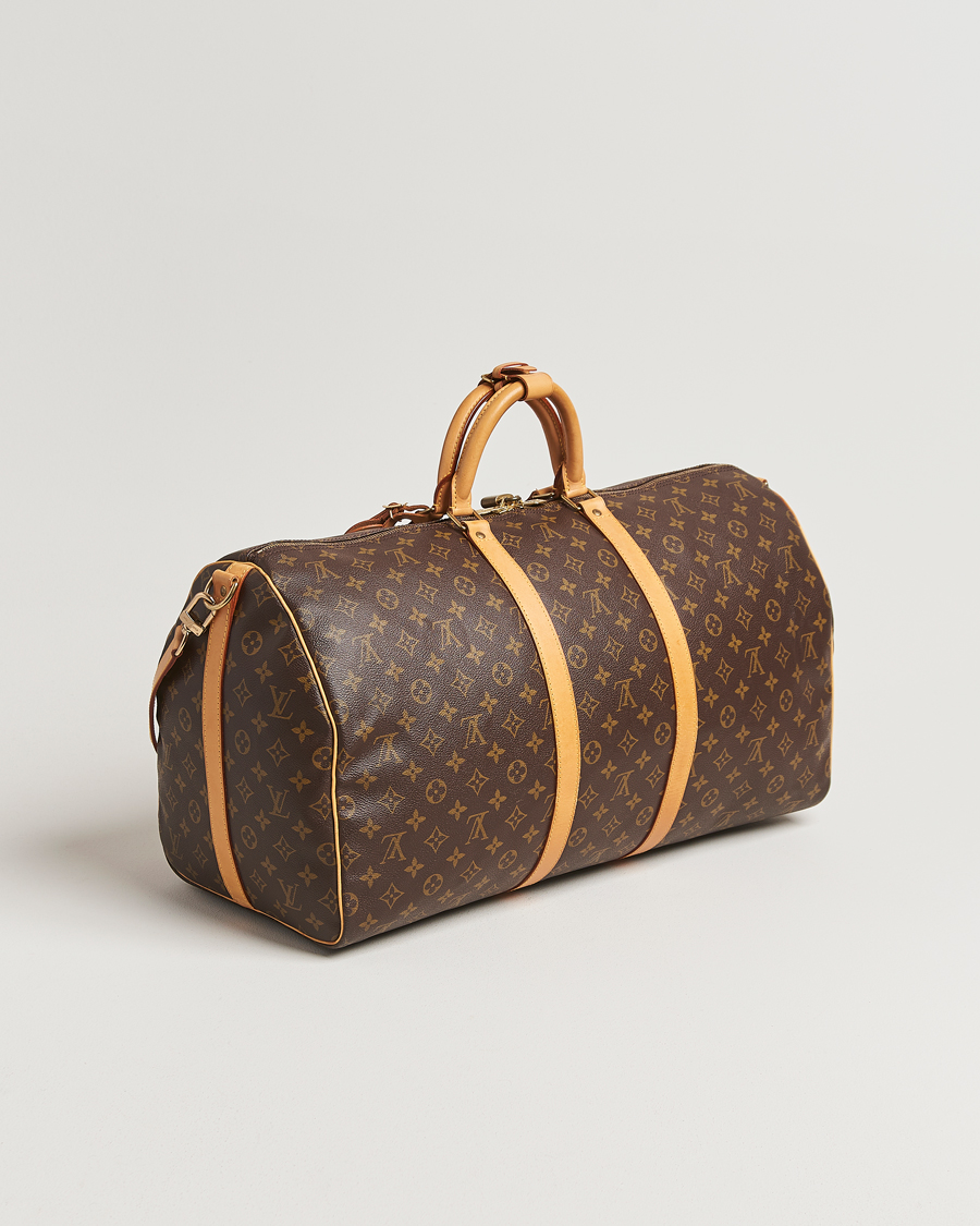 Uomini | Louis Vuitton Pre-Owned Keepall Bandoulière 55 Monogram | Louis Vuitton Pre-Owned | Keepall Bandoulière 55 Monogram