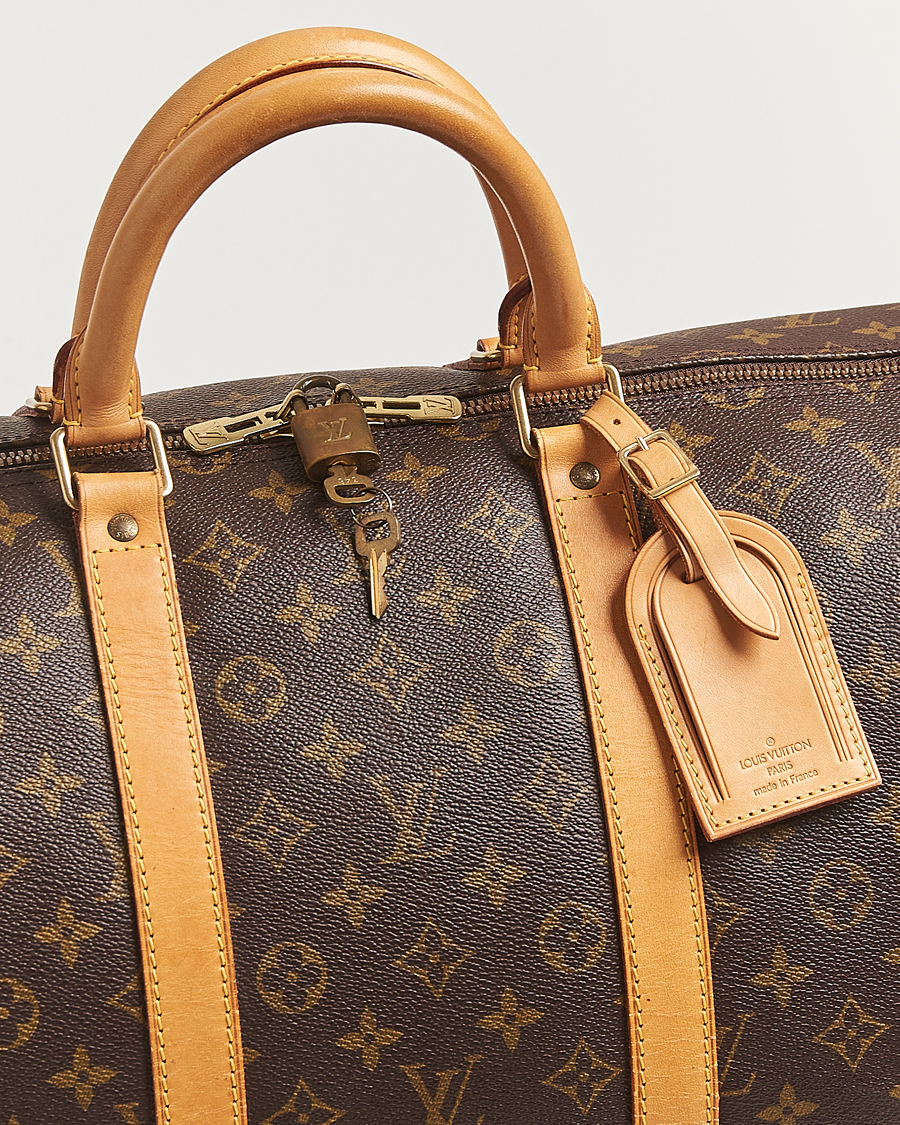 Uomini | Louis Vuitton Pre-Owned Keepall Bandoulière 55 Monogram | Louis Vuitton Pre-Owned | Keepall Bandoulière 55 Monogram