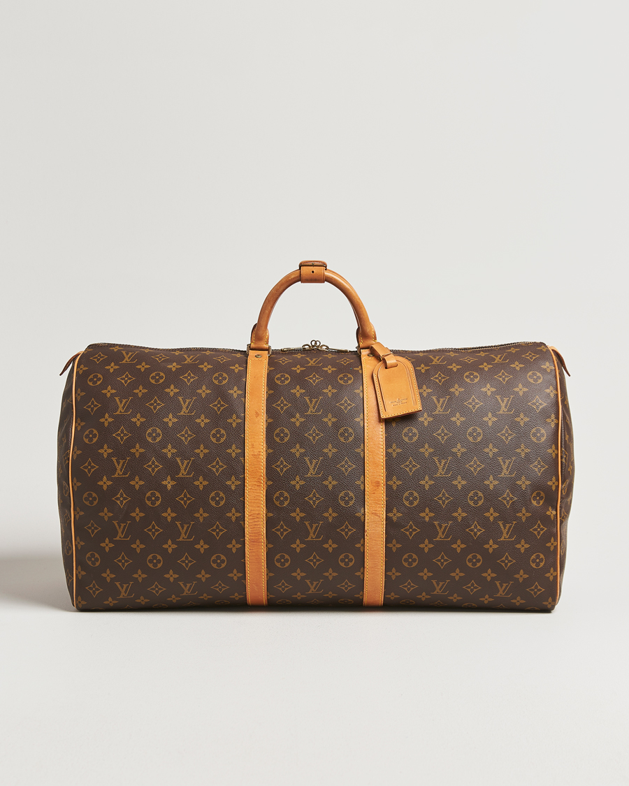 Uomini | Louis Vuitton Pre-Owned Keepall Bandoulière 60 Monogram | Louis Vuitton Pre-Owned | Keepall Bandoulière 60 Monogram