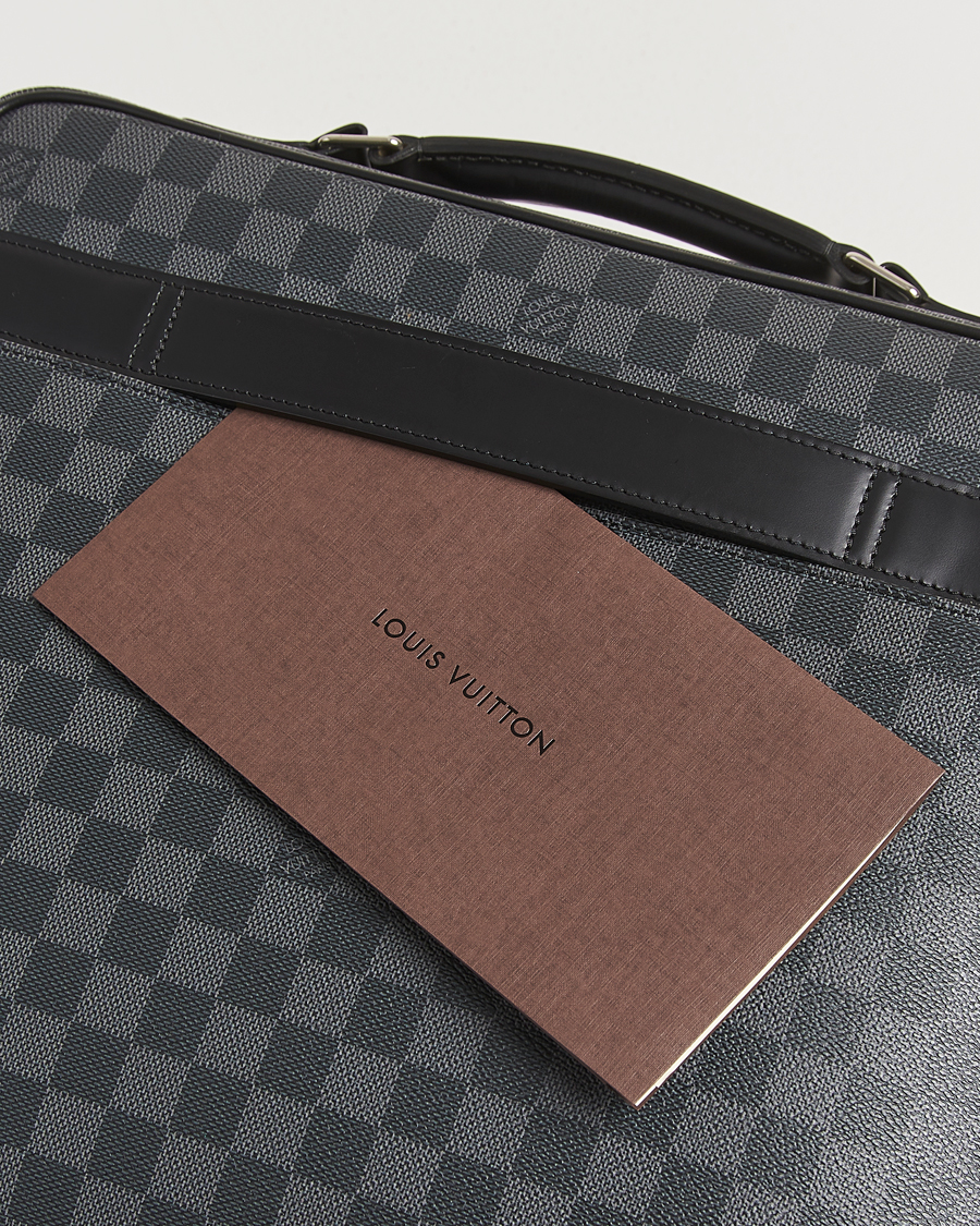 Uomini | Louis Vuitton Pre-Owned Steve Briefcase Damier Graphite | Louis Vuitton Pre-Owned | Steve Briefcase Damier Graphite