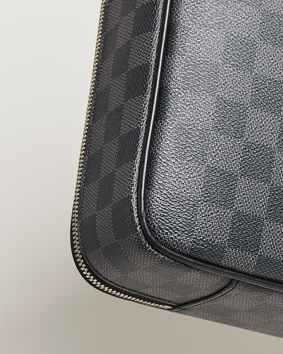 Uomini | Louis Vuitton Pre-Owned Steve Briefcase Damier Graphite | Louis Vuitton Pre-Owned | Steve Briefcase Damier Graphite
