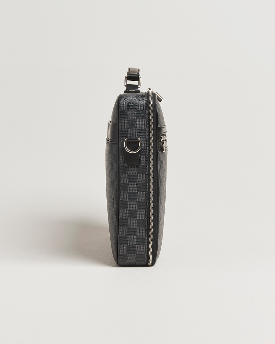 Uomini | Louis Vuitton Pre-Owned Steve Briefcase Damier Graphite | Louis Vuitton Pre-Owned | Steve Briefcase Damier Graphite