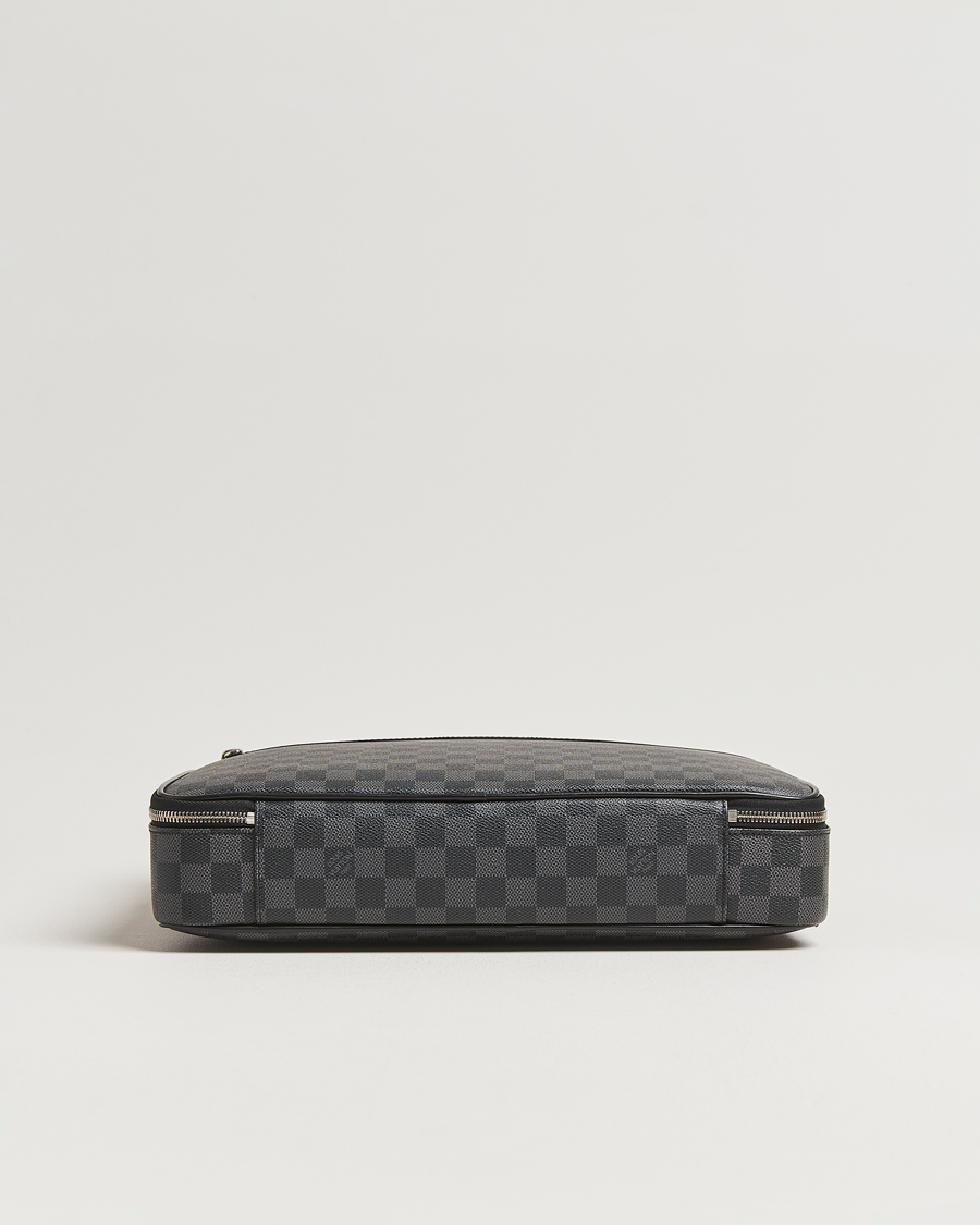 Uomini | Louis Vuitton Pre-Owned Steve Briefcase Damier Graphite | Louis Vuitton Pre-Owned | Steve Briefcase Damier Graphite