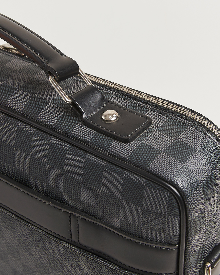 Uomini | Louis Vuitton Pre-Owned Steve Briefcase Damier Graphite | Louis Vuitton Pre-Owned | Steve Briefcase Damier Graphite