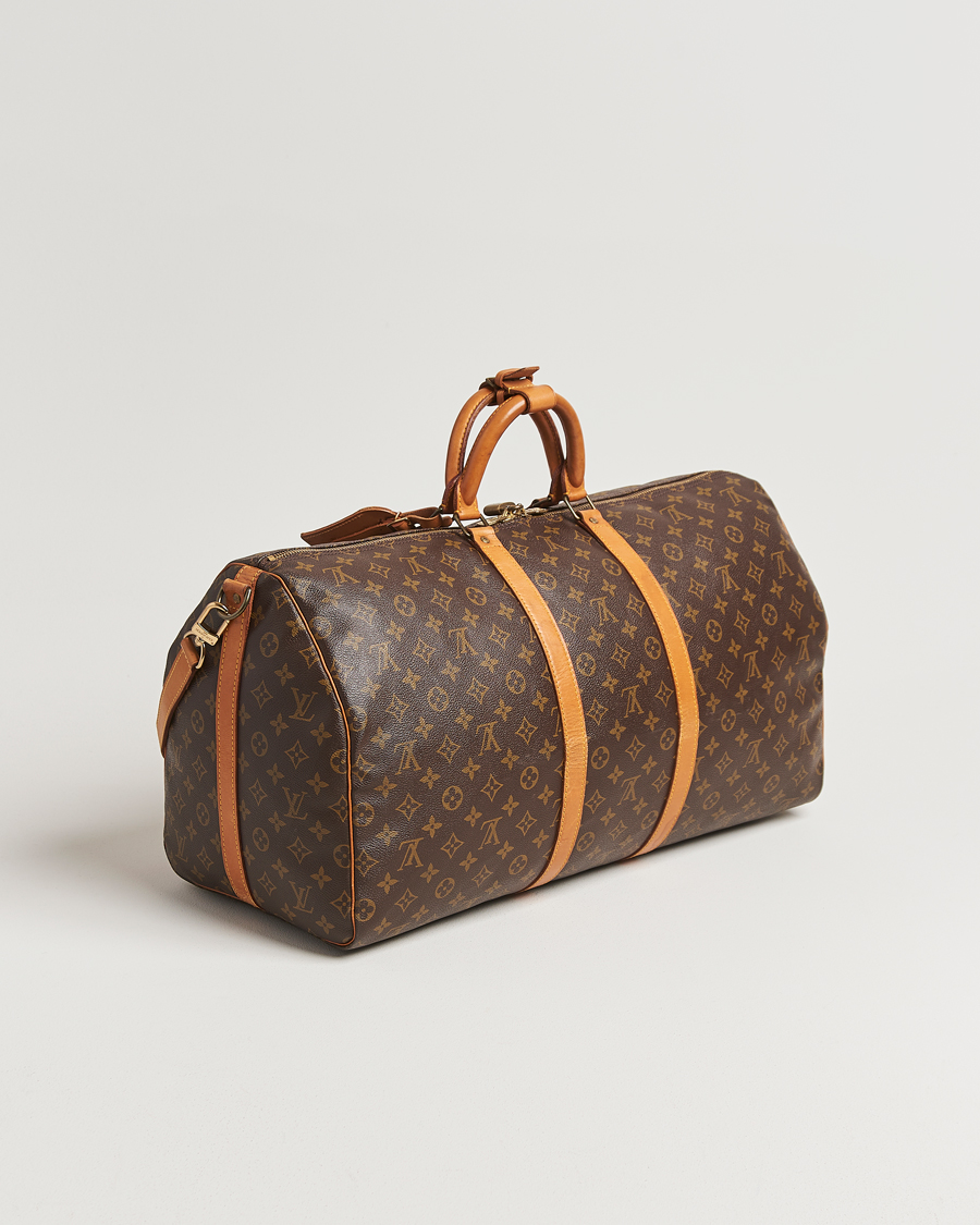 Uomini | Louis Vuitton Pre-Owned Keepall Bandoulière 55 Monogram | Louis Vuitton Pre-Owned | Keepall Bandoulière 55 Monogram