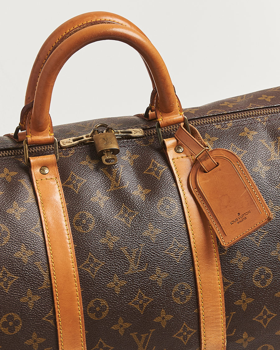 Uomini | Louis Vuitton Pre-Owned Keepall Bandoulière 55 Monogram | Louis Vuitton Pre-Owned | Keepall Bandoulière 55 Monogram