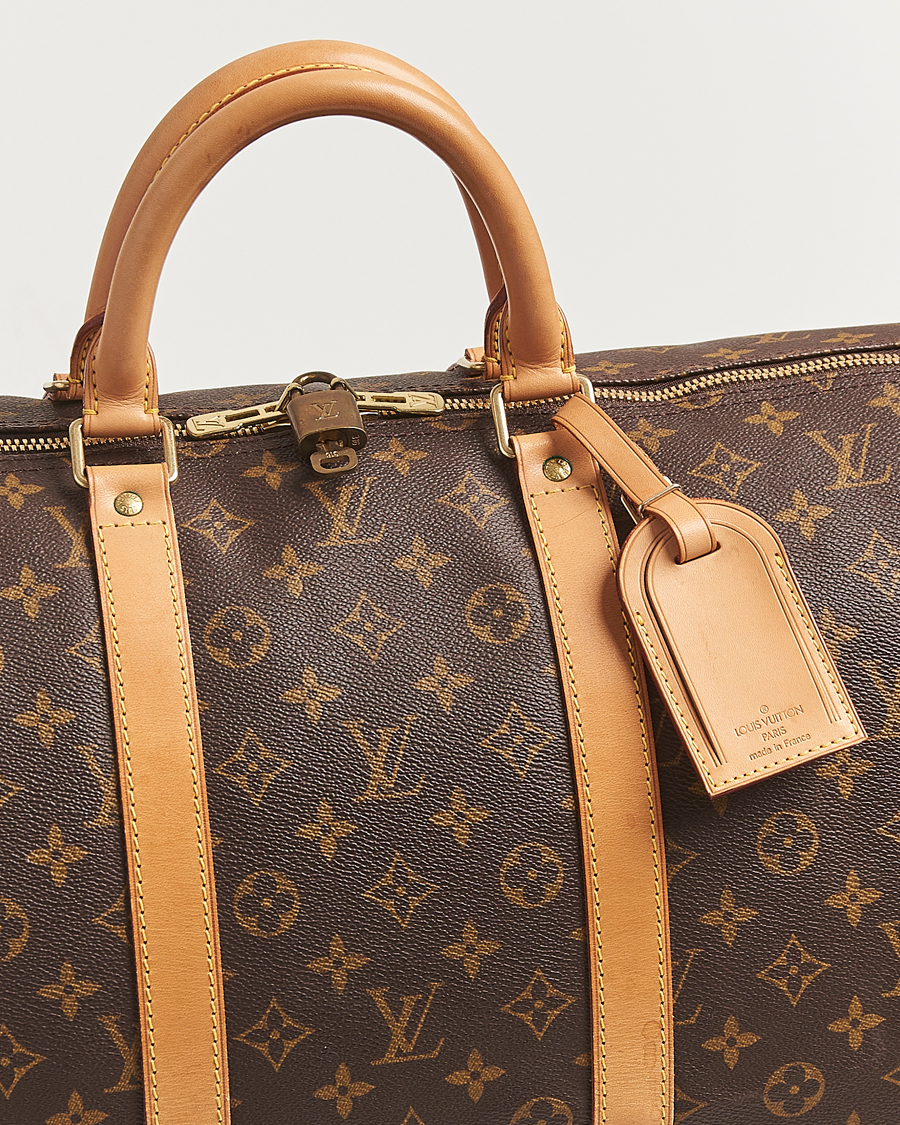 Uomini | Louis Vuitton Pre-Owned Keepall Bandoulière 55 Monogram | Louis Vuitton Pre-Owned | Keepall Bandoulière 55 Monogram