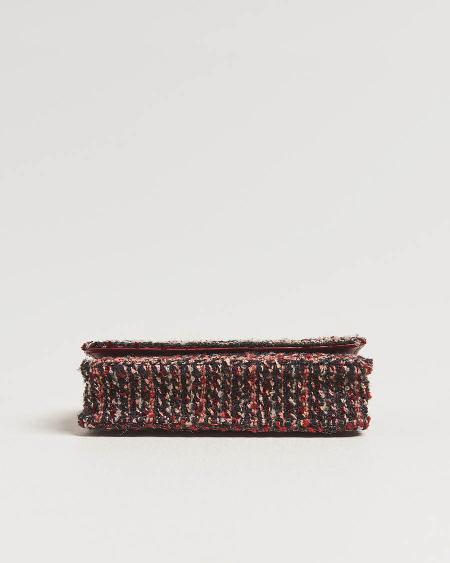 Uomini | Pre-Owned & Vintage Bags | Chanel Pre-Owned | Tweed Wallet On Chain Red