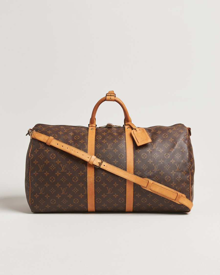 Uomini | Louis Vuitton Pre-Owned Keepall Bandoulière 55 Monogram | Louis Vuitton Pre-Owned | Keepall Bandoulière 55 Monogram