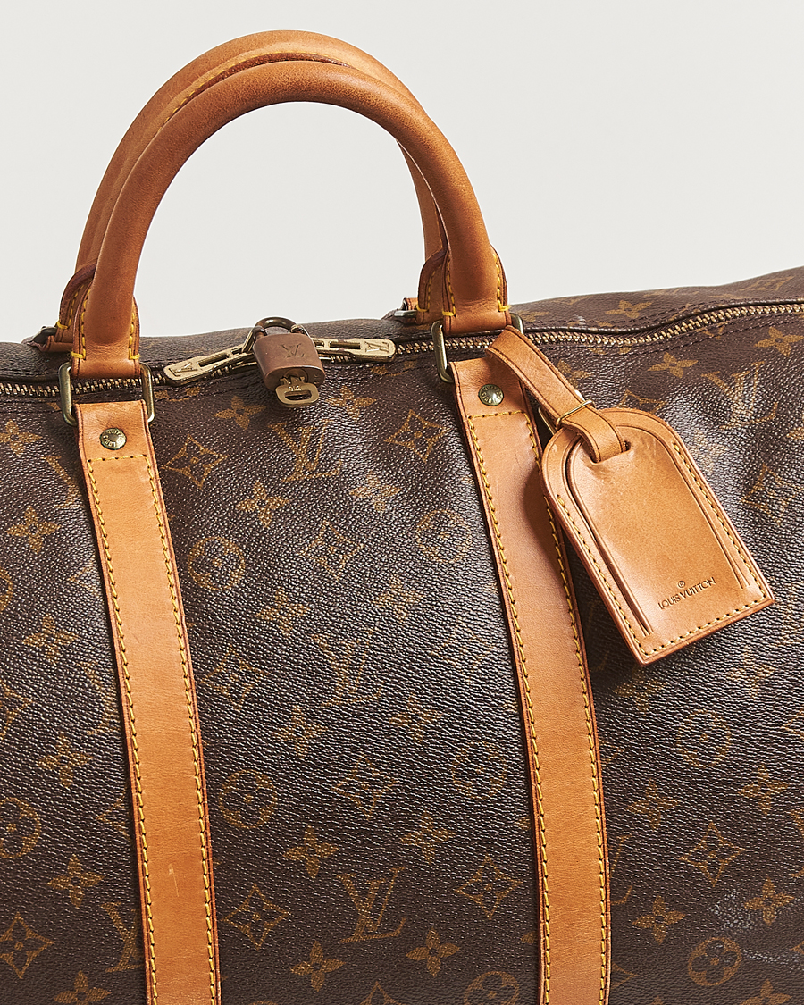 Uomini | Louis Vuitton Pre-Owned Keepall Bandoulière 55 Monogram | Louis Vuitton Pre-Owned | Keepall Bandoulière 55 Monogram
