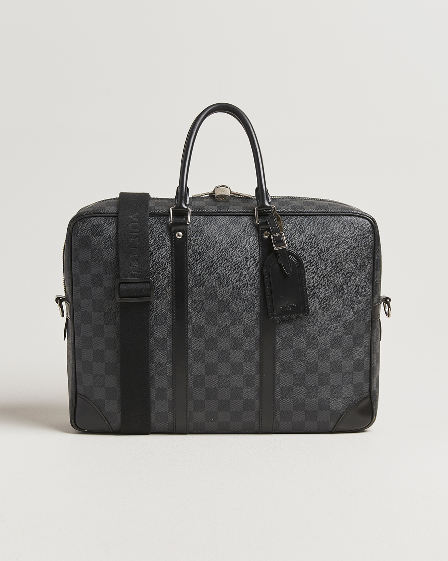 Uomini | Louis Vuitton Pre-Owned Porte Document Voyager Damier Graphite | Louis Vuitton Pre-Owned | Porte Document Voyager Damier Graphite