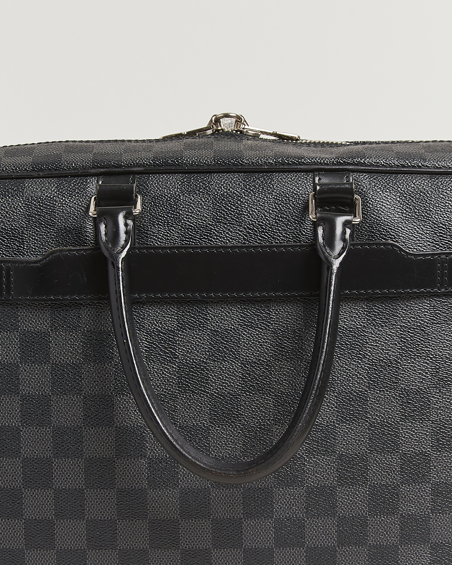 Uomini | Louis Vuitton Pre-Owned Porte Document Voyager Damier Graphite | Louis Vuitton Pre-Owned | Porte Document Voyager Damier Graphite