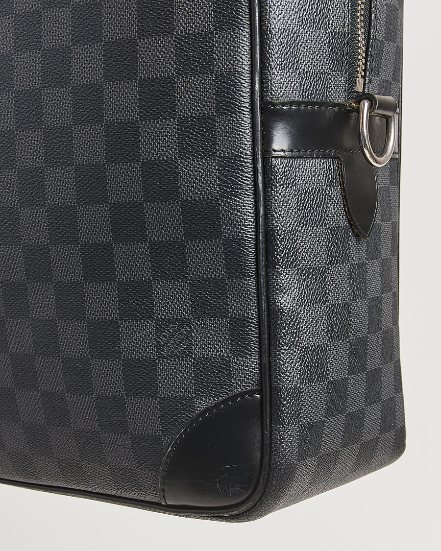 Uomini | Louis Vuitton Pre-Owned Porte Document Voyager Damier Graphite | Louis Vuitton Pre-Owned | Porte Document Voyager Damier Graphite