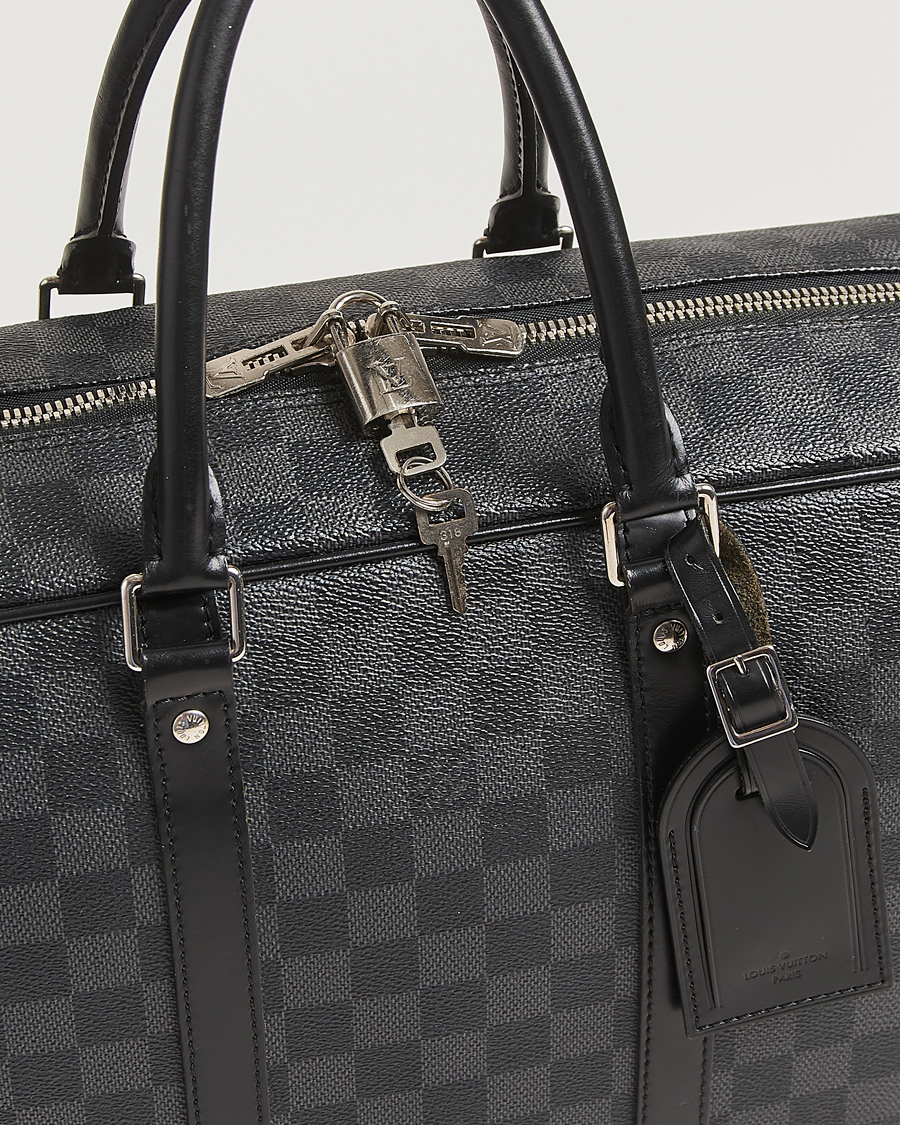 Uomini | Louis Vuitton Pre-Owned Porte Document Voyager Damier Graphite | Louis Vuitton Pre-Owned | Porte Document Voyager Damier Graphite