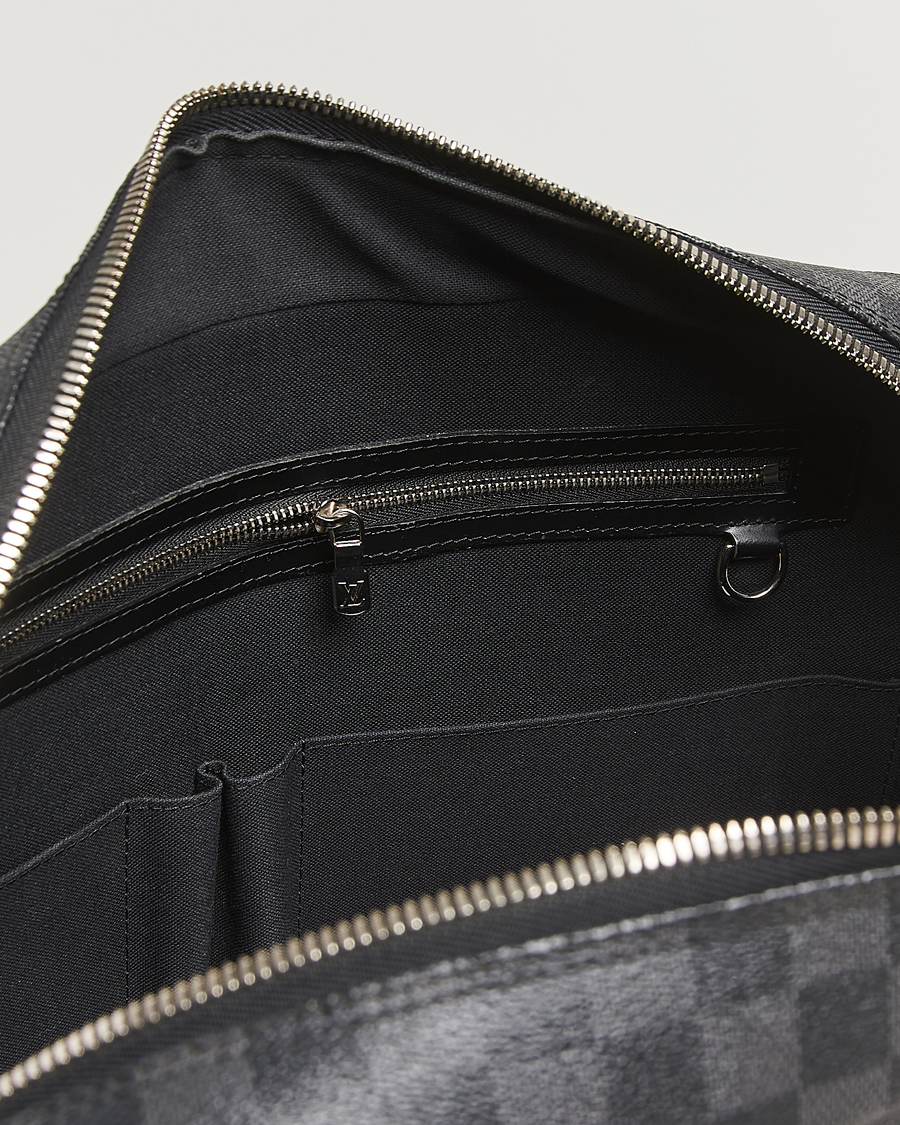 Uomini | Louis Vuitton Pre-Owned Porte Document Voyager Damier Graphite | Louis Vuitton Pre-Owned | Porte Document Voyager Damier Graphite