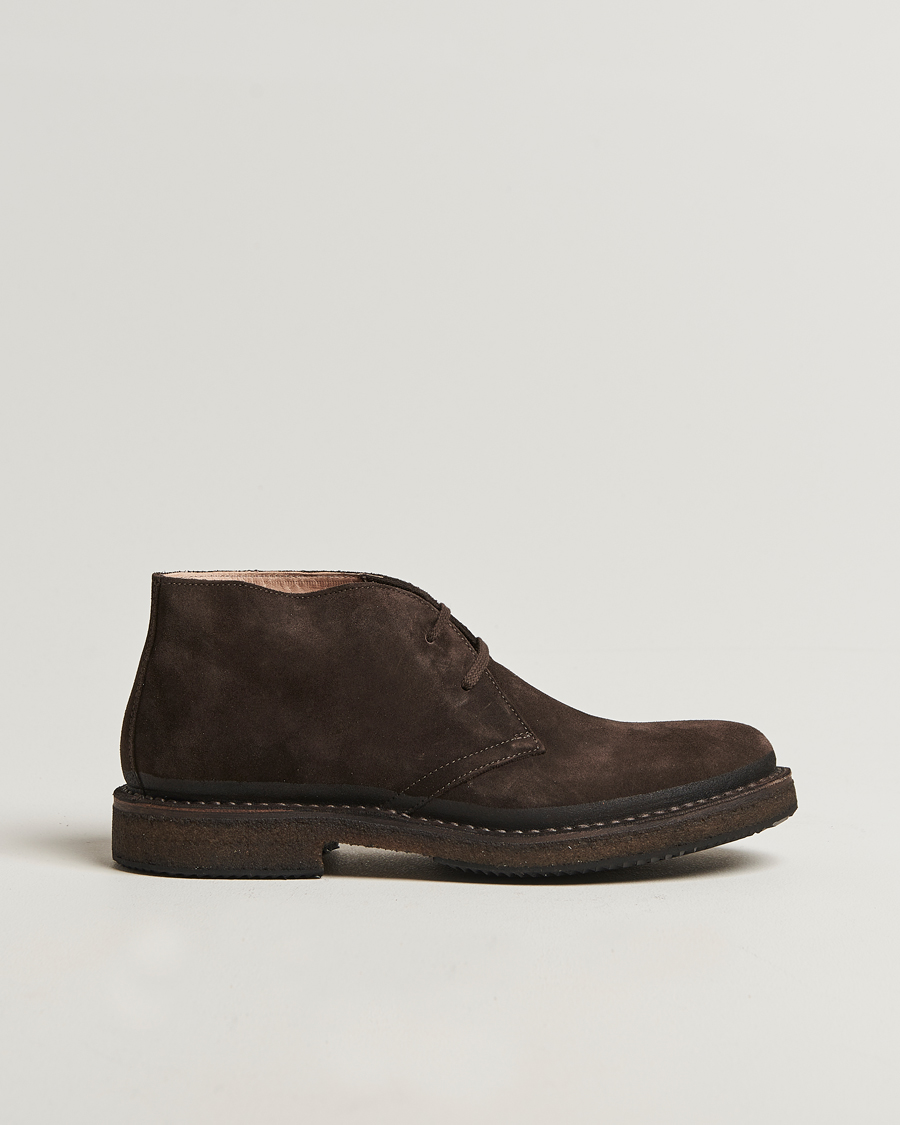Uomini | Stivali | Astorflex for Care of Carl | Astorflex Stormflex Suede Dark Brown
