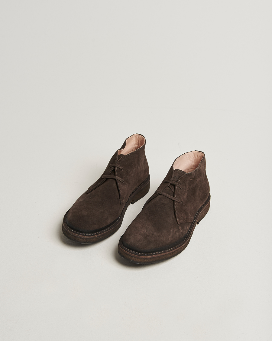Uomini | Stivali | Astorflex for Care of Carl | Astorflex Stormflex Suede Dark Brown