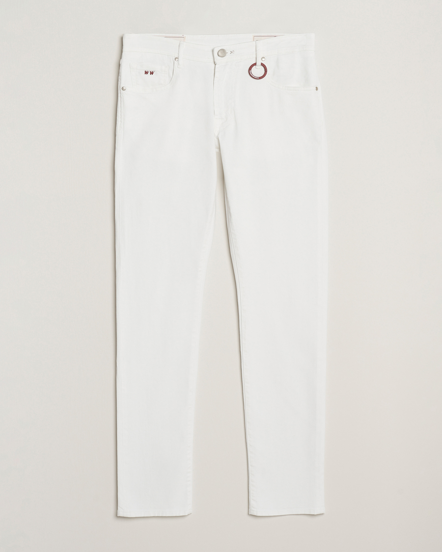 Uomini | Jeans | Tramarossa | Michelangelo Stretch Jeans White Raw