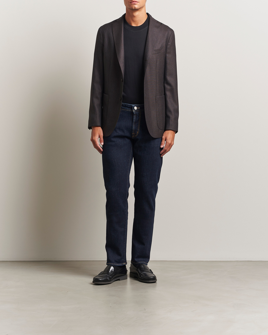 Uomini | Pantaloni | Tramarossa | Michelangelo Stretch Jeans Blue Raw