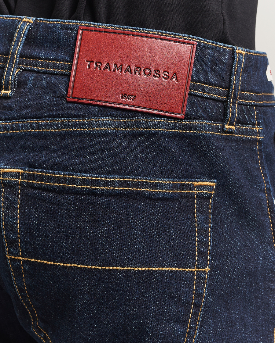 Uomini | Pantaloni | Tramarossa | Michelangelo Stretch Jeans Blue Raw