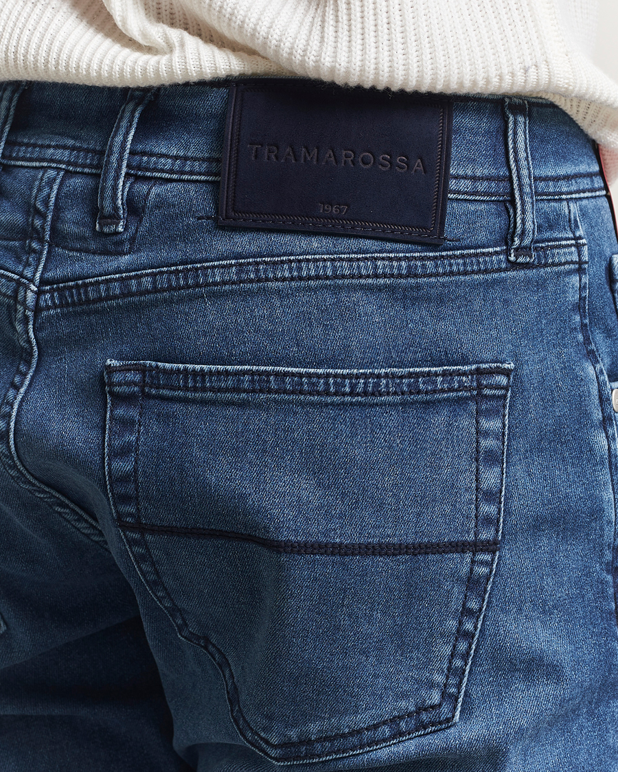 Uomini | Jeans | Tramarossa | Michelangelo Stretch Jeans Blue Stone