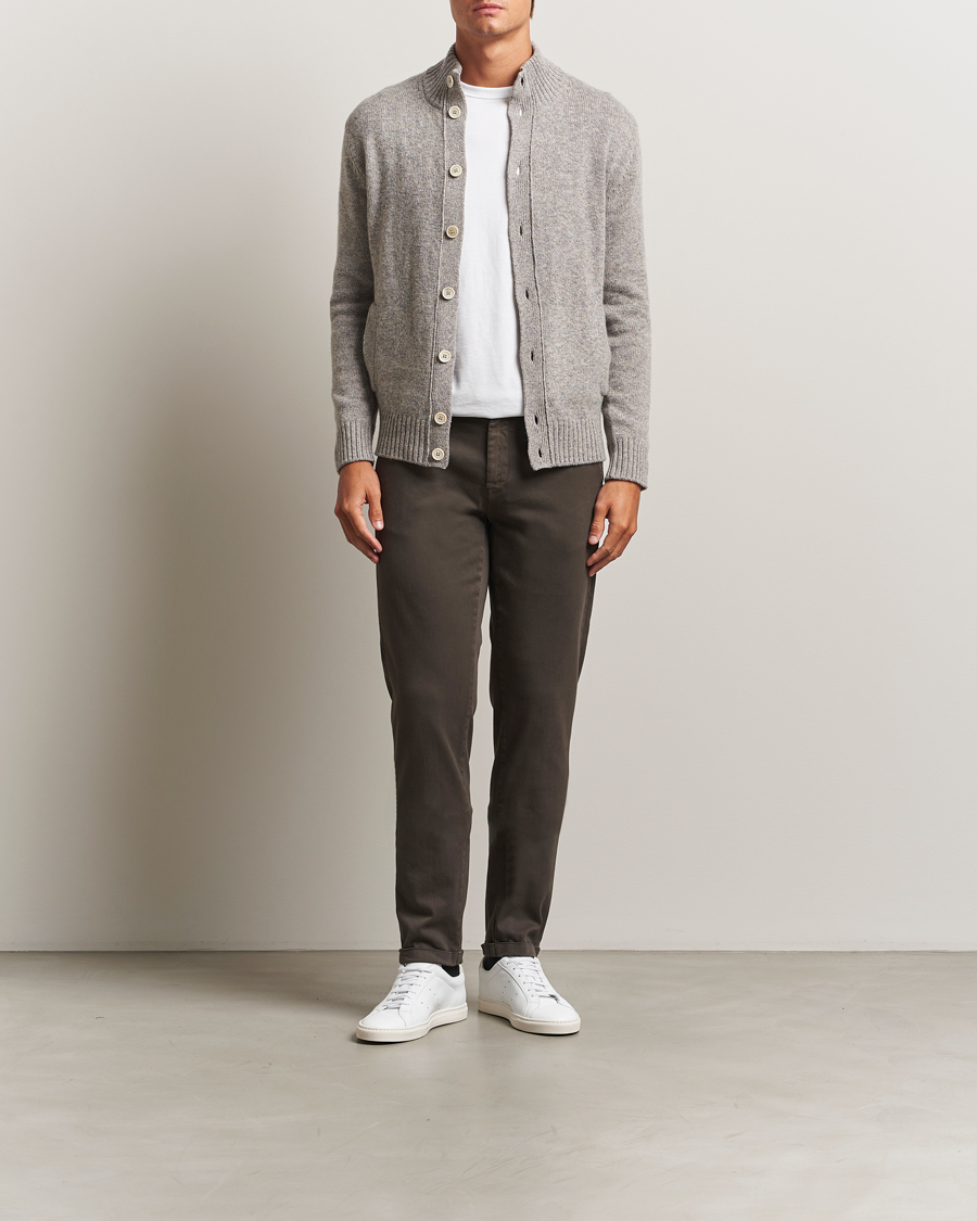Uomini | Pantaloni | Tramarossa | Luis Superstrech Cotton Chino Brown