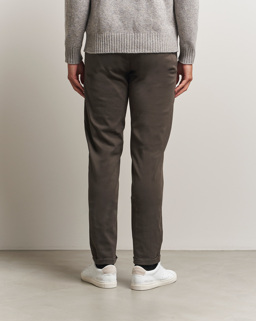 Uomini | Pantaloni | Tramarossa | Luis Superstrech Cotton Chino Brown