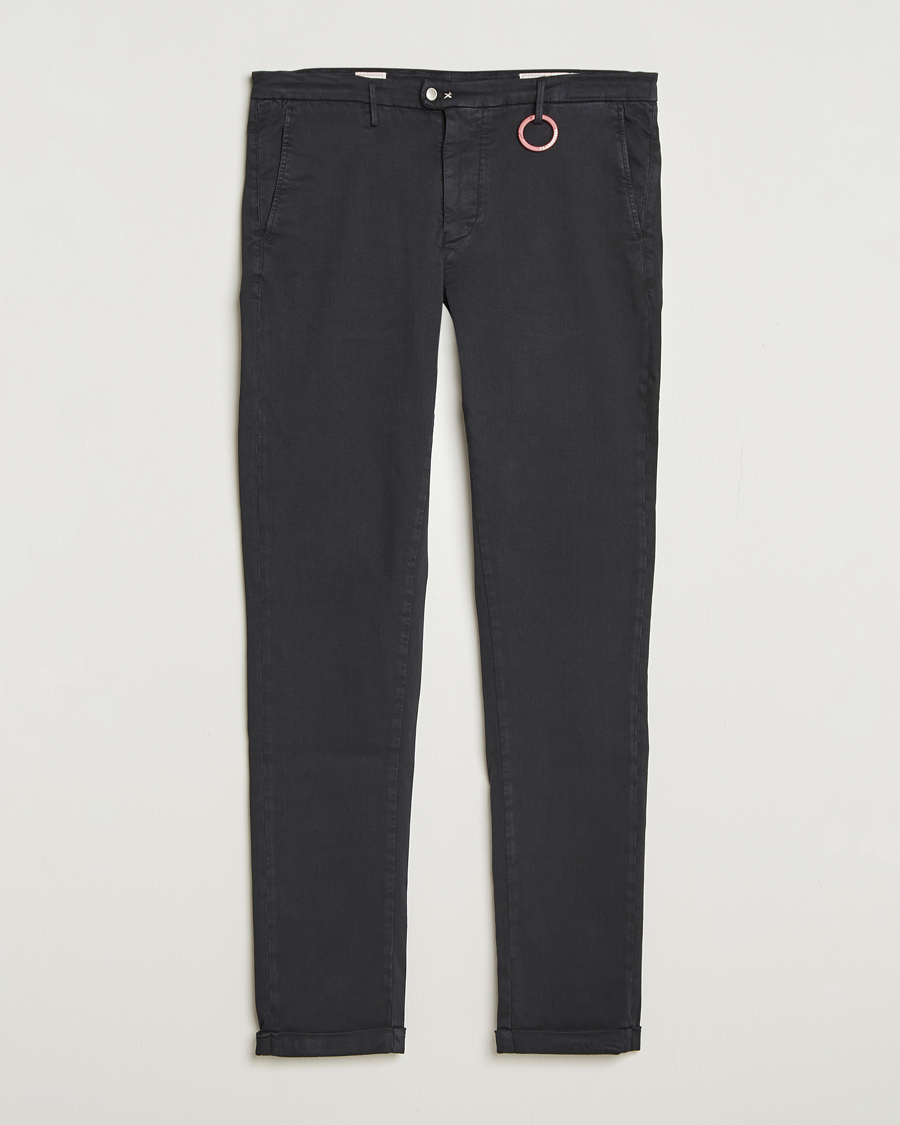 Uomini | Jeans | Tramarossa | Luis Superstrech Cotton Chino Black