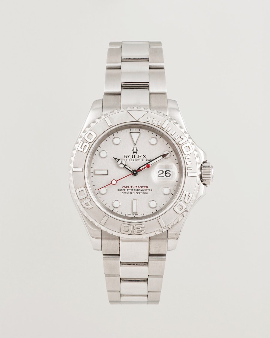 Uomini | Pre-Owned & Vintage Watches | Rolex Pre-Owned | Yacht‑Master Rhodium