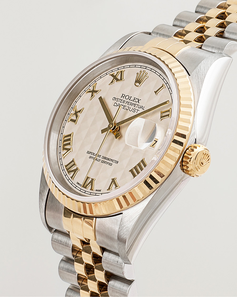 Uomini | Rolex Pre-Owned Datejust Pyramid dial | Rolex Pre-Owned | Datejust Pyramid dial