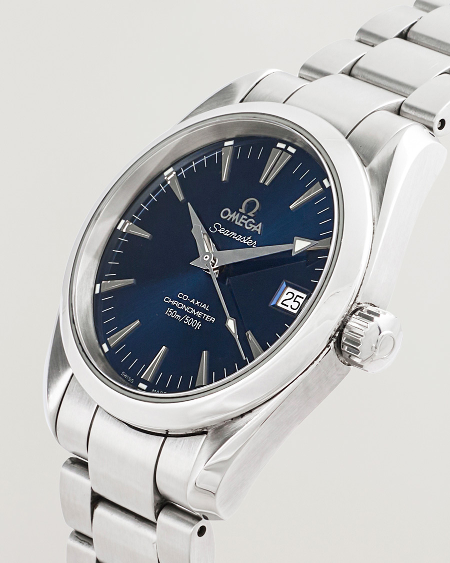 Uomini | Omega Pre-Owned Seamaster Aqua Terra 150M Blue | Omega Pre-Owned | Seamaster Aqua Terra 150M Blue