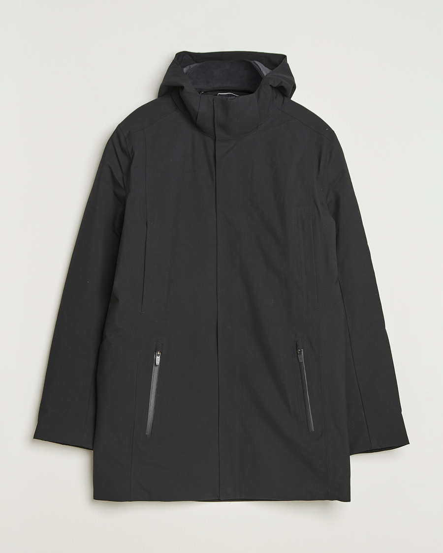 Uomini | Giacche | UBR | Regulator Parka Savile Black Wool