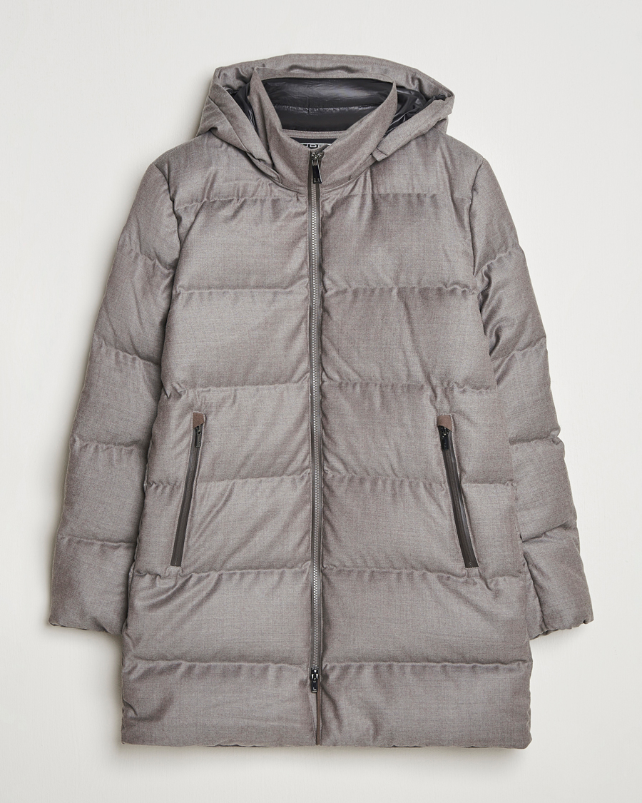 Uomini | Giacche | UBR | Concorde Wool Parka Savile Sand Melange