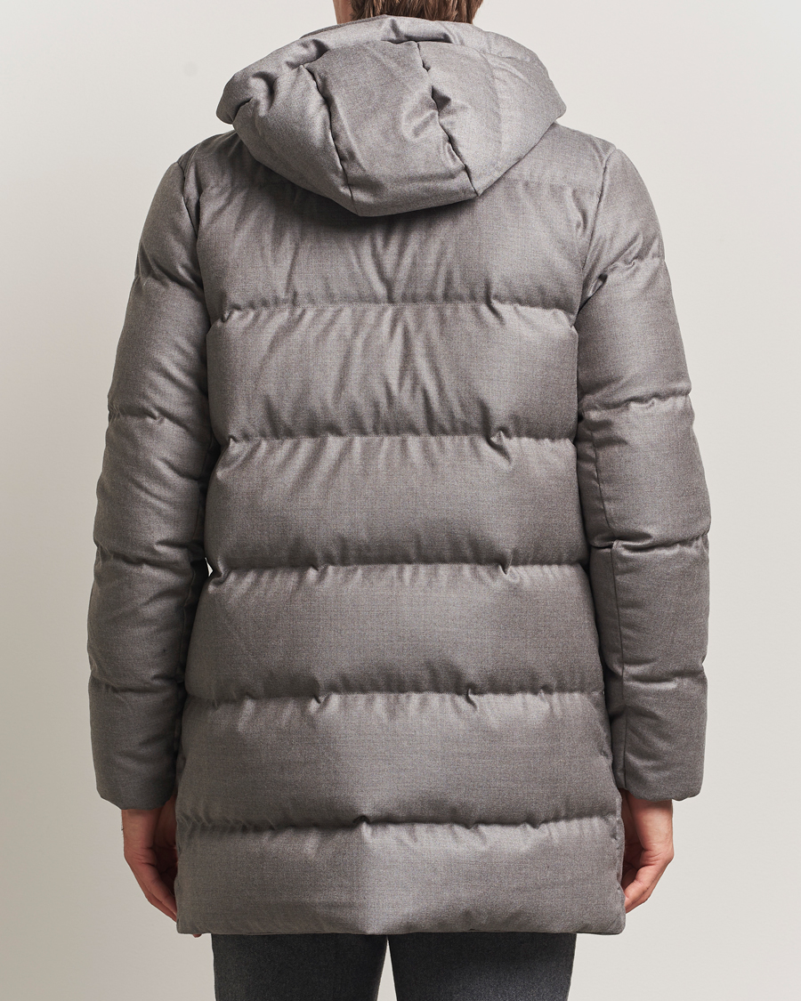 Uomini | Giacche | UBR | Concorde Wool Parka Savile Sand Melange