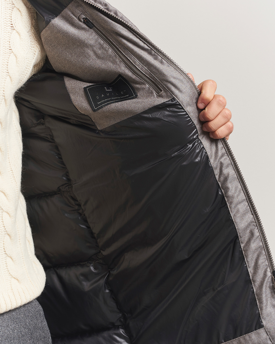 Uomini | Giacche | UBR | Concorde Wool Parka Savile Sand Melange