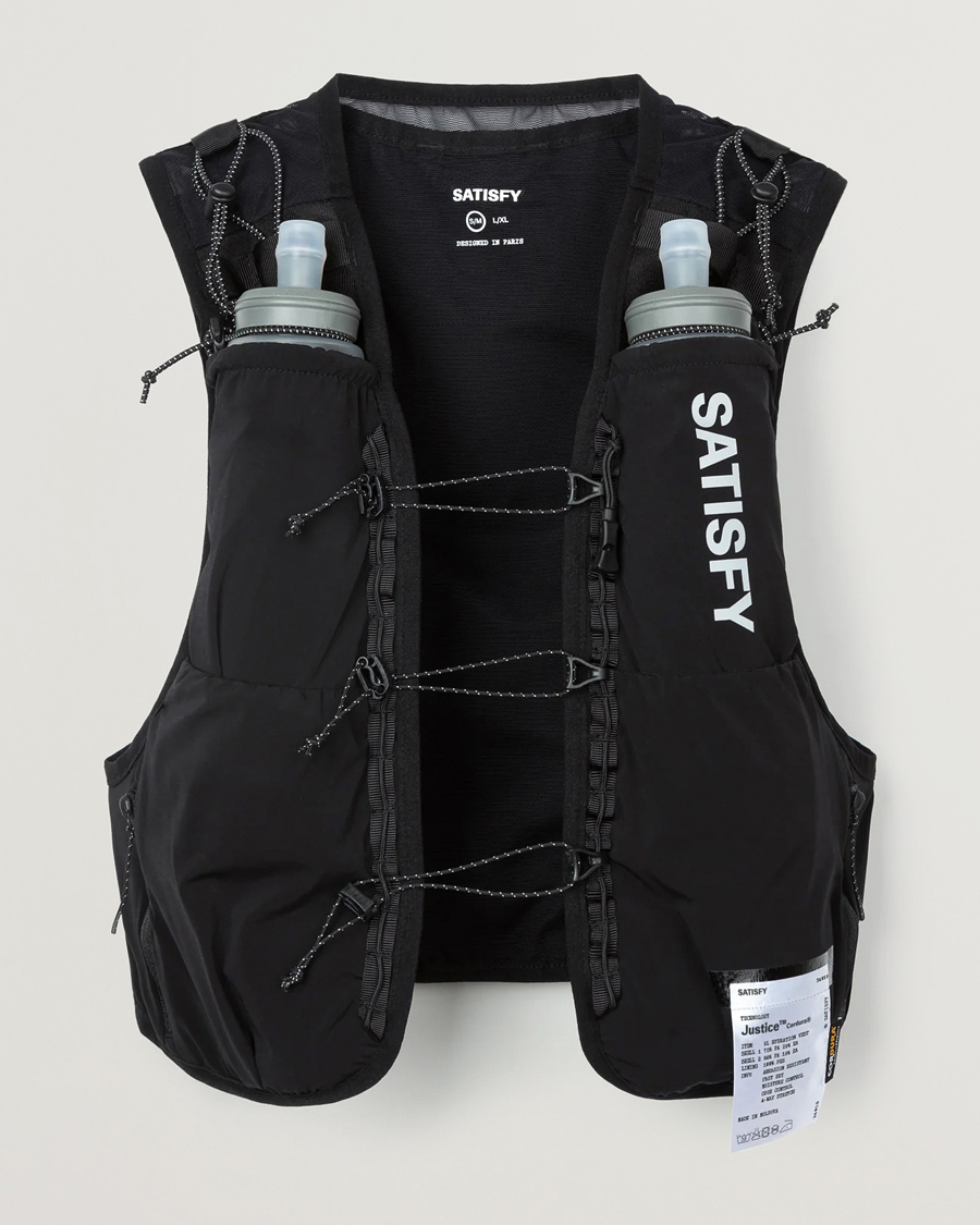 Uomini | Satisfy Justice Cordura Hydration Vest 5L Black | Satisfy | Justice Cordura Hydration Vest 5L Black