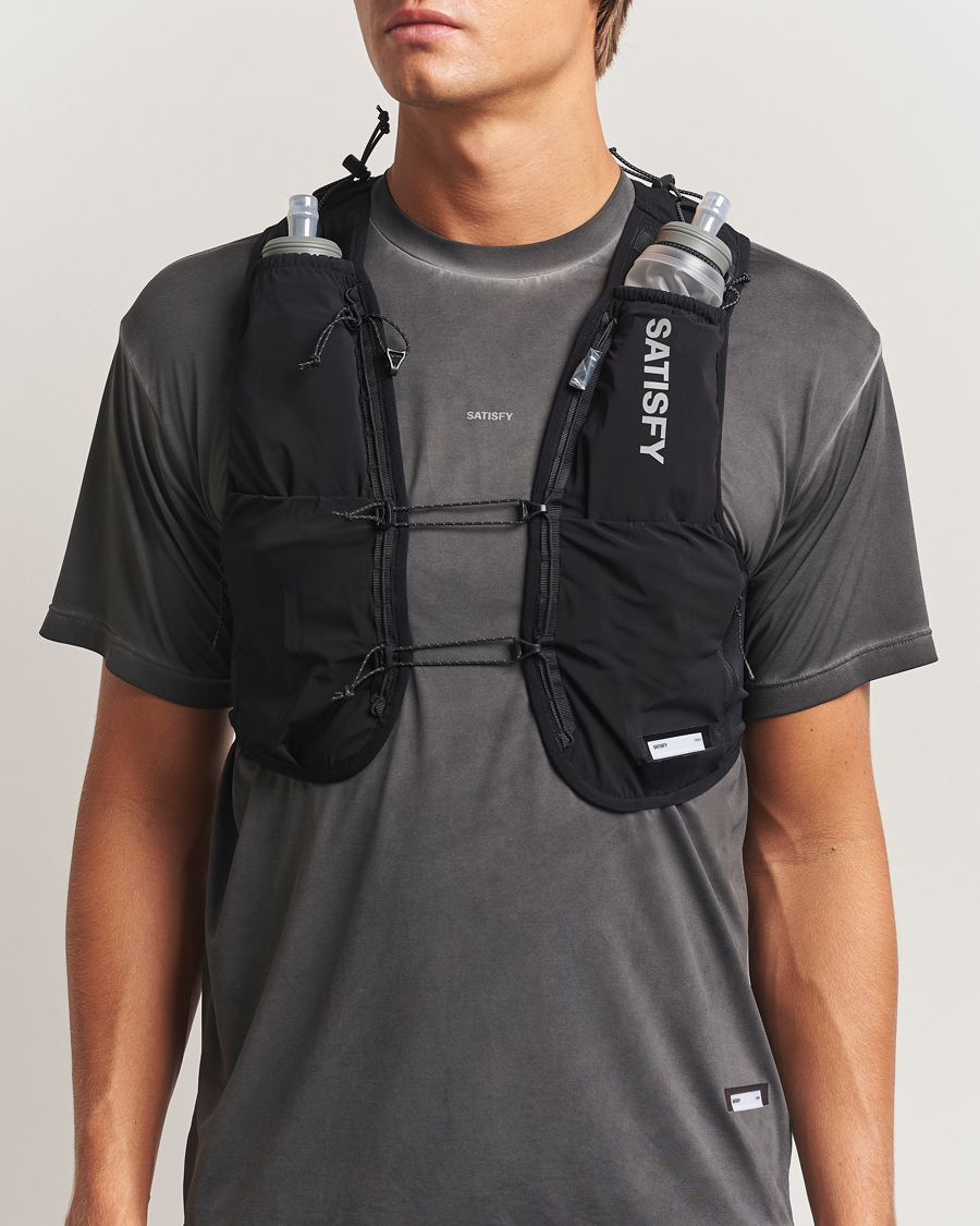 Uomini | Satisfy Justice Cordura Hydration Vest 5L Black | Satisfy | Justice Cordura Hydration Vest 5L Black