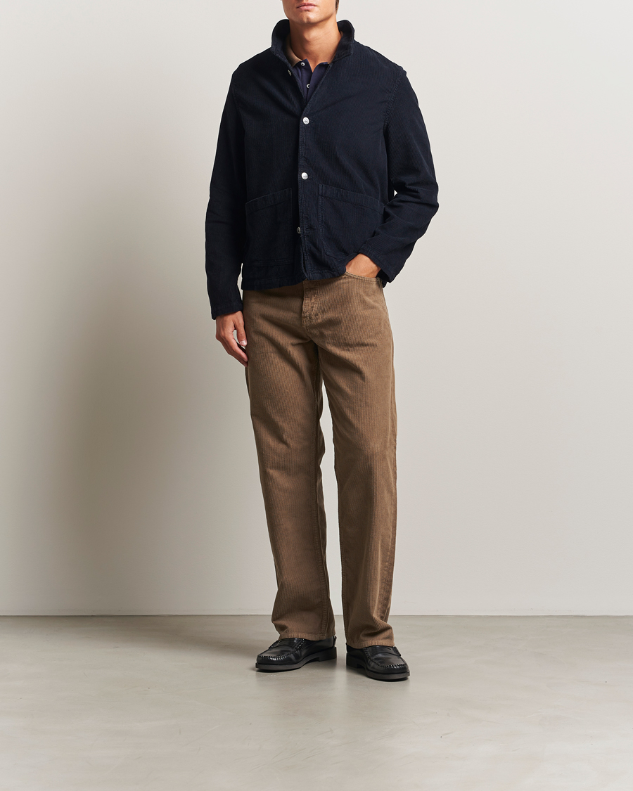 Uomini | Pantaloni | Sunflower | Loose Corduroy Pants Taupe