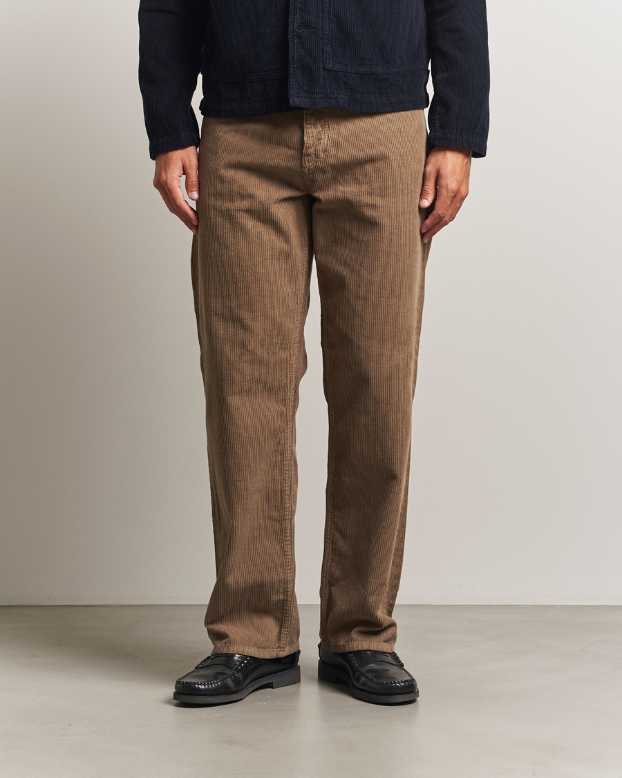 Uomini | Pantaloni | Sunflower | Loose Corduroy Pants Taupe