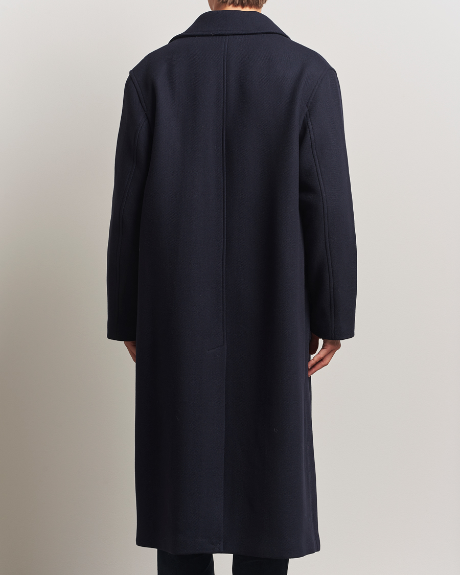 Uomini | Giacche | Sunflower | Wool Winter Coat Navy