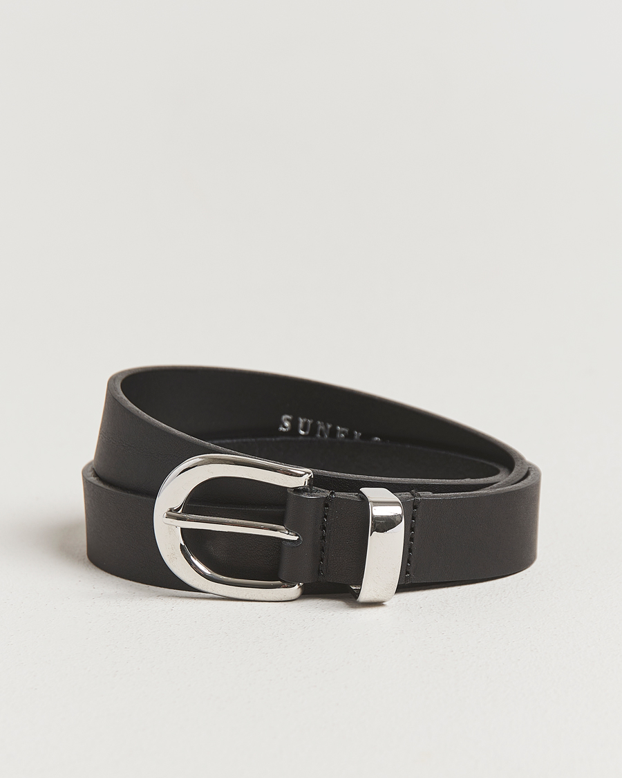 Uomini | Sunflower Simple Belt Black Calf | Sunflower | Simple Belt Black Calf