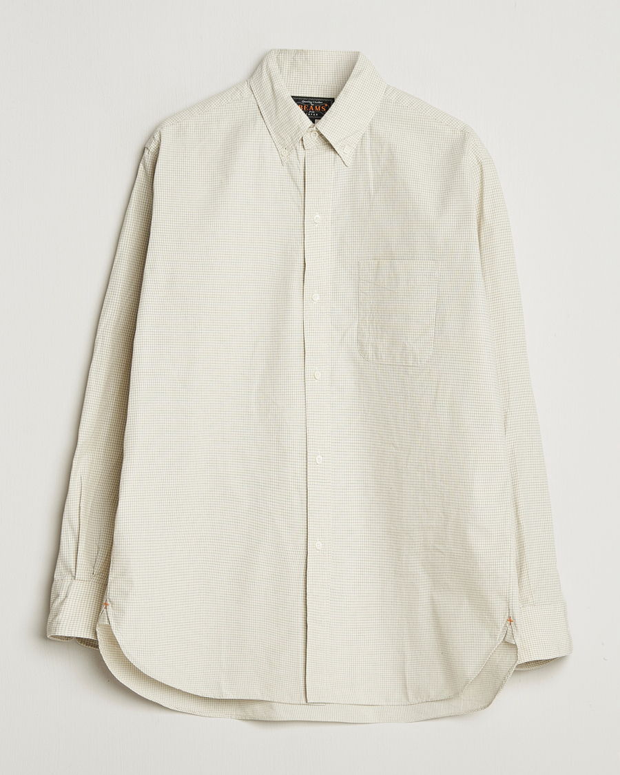 Uomini | Camicie | BEAMS PLUS | Button Down Shirt White Plaid