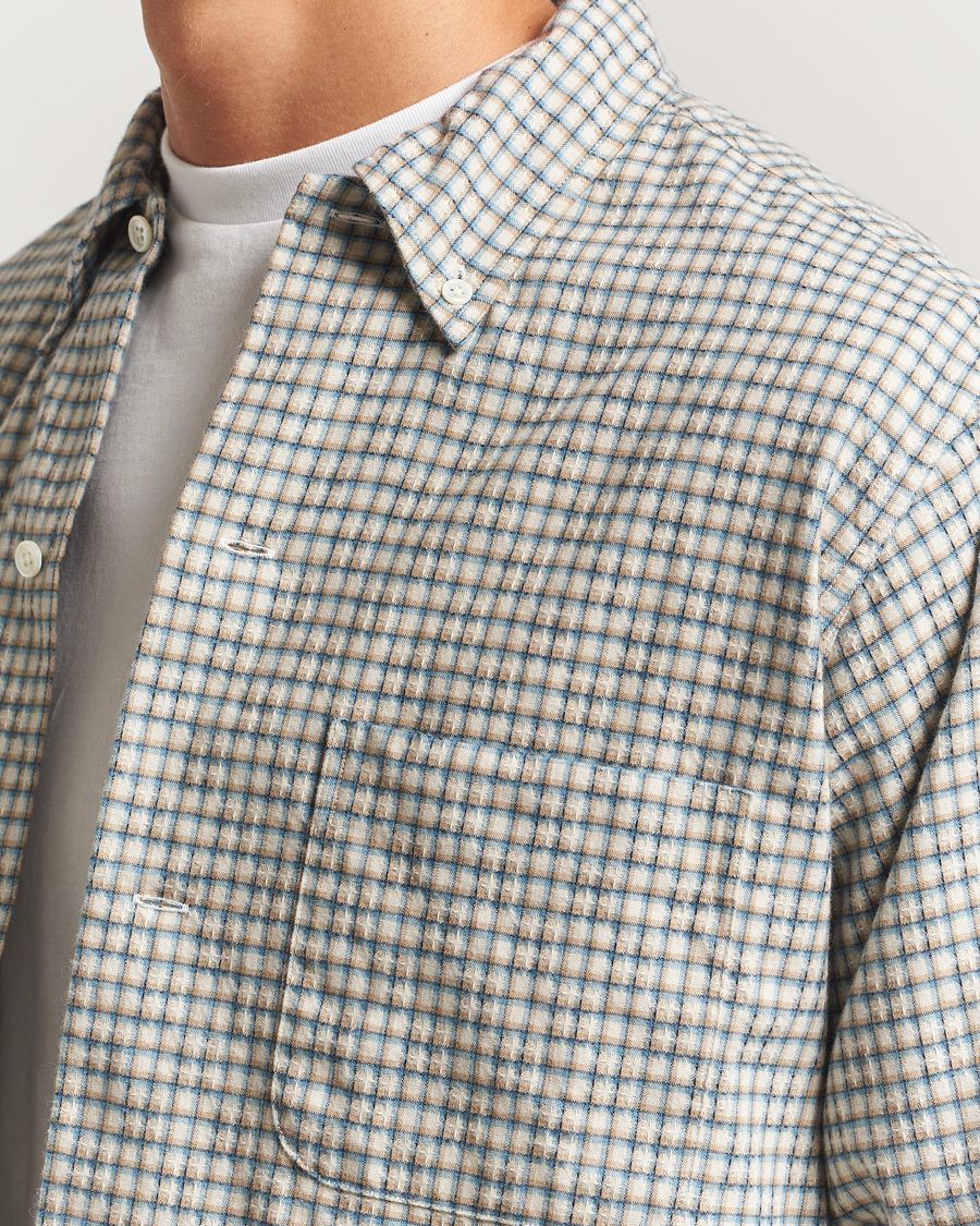 Uomini | Camicie | BEAMS PLUS | Dobby Button Down Shirt White Plaid
