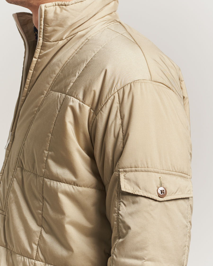 Uomini | Giacche | BEAMS PLUS | Puffer Padded Jacket Beige