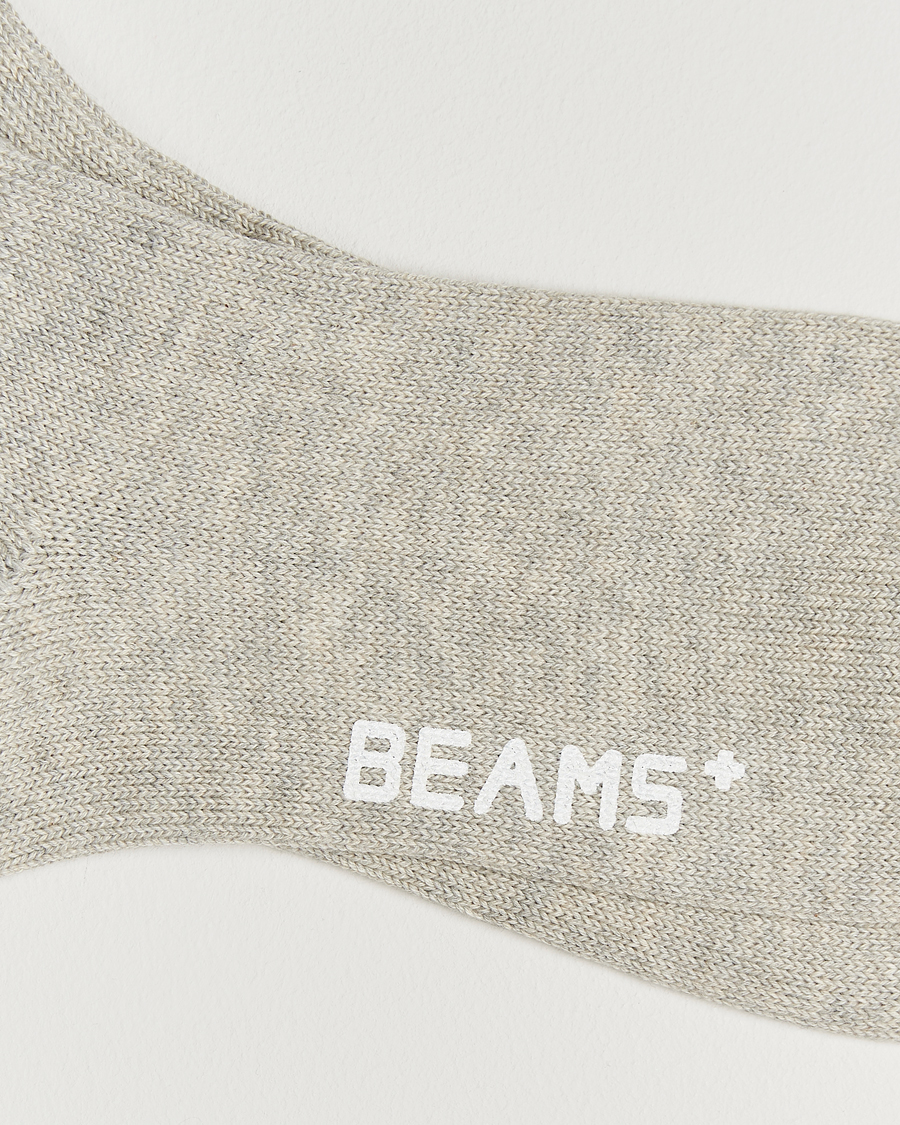 Uomini | Biancheria intima | BEAMS PLUS | Schoolboy Socks Grey/Green